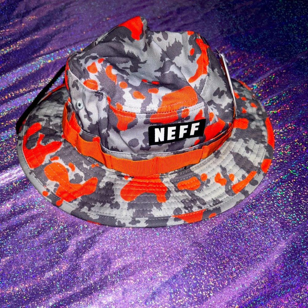 Neff Camo Print Bucket Hat